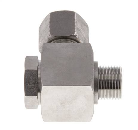 10S & G3/8'' Edelstahl-Drehgelenk-Schneidfitting mit Außengewinde 400 bar drehbar ISO 8434-1