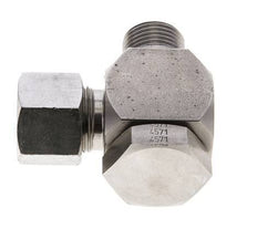 14S & G1/2'' Stainless Steel Swivel Joint Cutting Fitting with Male Threads 400 bar Rotatable ISO 8434-1