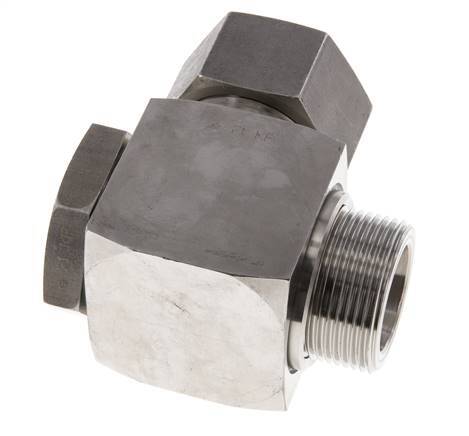 30S & G1-1/4'' Edelstahl-Drehgelenk-Schneidfitting mit Außengewinde 250 bar drehbar ISO 8434-1