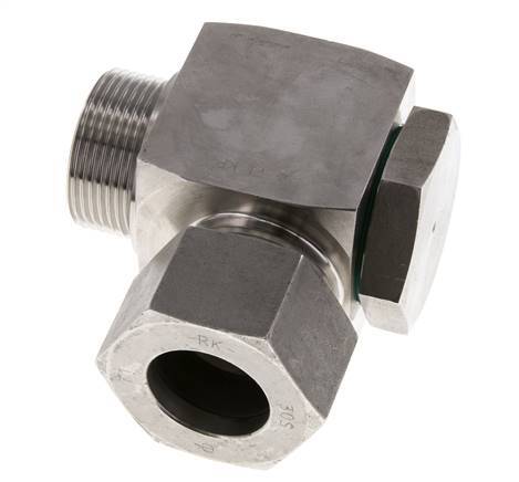 30S & G1-1/4'' Edelstahl-Drehgelenk-Schneidfitting mit Außengewinde 250 bar drehbar ISO 8434-1