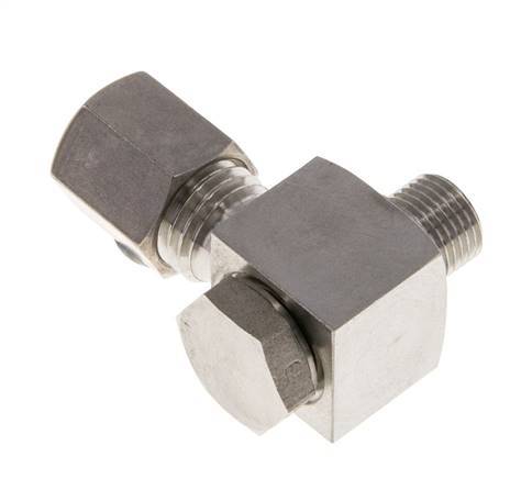 6L & G1/8'' Edelstahl-Drehgelenk-Kompressionsverschraubung mit Außengewinde 315 bar drehbar ISO 8434-1