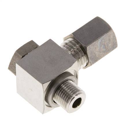 6L & G1/8'' Edelstahl-Drehgelenk-Kompressionsverschraubung mit Außengewinde 315 bar drehbar ISO 8434-1