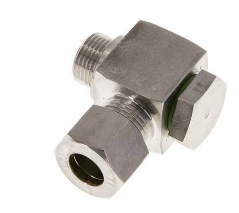 12L & G3/8'' Edelstahl-Drehgelenk-Kompressionsverschraubung mit Außengewinde 315 bar drehbar ISO 8434-1