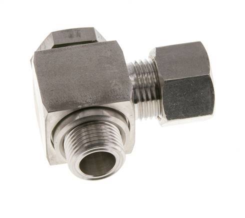 12L & G3/8'' Edelstahl-Drehgelenk-Kompressionsverschraubung mit Außengewinde 315 bar drehbar ISO 8434-1