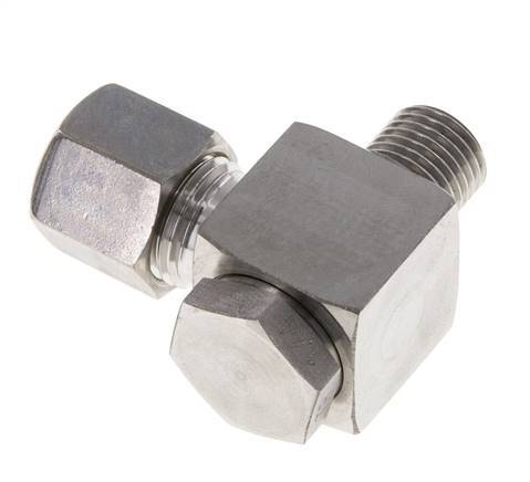 8S & G1/4'' Edelstahl-Drehgelenk-Kompressionsverschraubung mit Außengewinde 400 bar drehbar ISO 8434-1