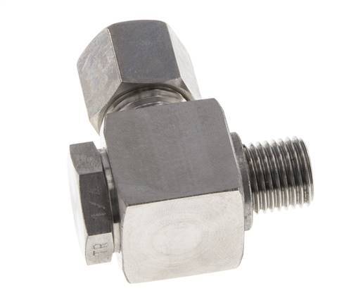 8S & G1/4'' Edelstahl-Drehgelenk-Kompressionsverschraubung mit Außengewinde 400 bar drehbar ISO 8434-1