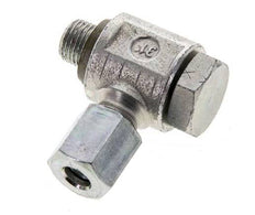 6L & M10x1 Verzinkter Stahl Drehgelenk-Schneidfitting mit Außengewinde 315 bar NBRO-Ring Drehbar ISO 8434-1