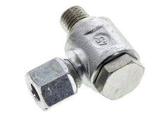 8L & M12x1,5 Verzinkter Stahl Drehgelenk-Schneidfitting mit Außengewinde 315 bar NBRO-Ring Drehbar ISO 8434-1