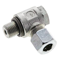 10L & M14x1,5 Verzinkter Stahl Drehgelenk-Schneidfitting mit Außengewinde 315 bar NBRO-Ring Drehbar ISO 8434-1