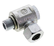 15L & M18x1.5 Verzinkter Stahl Drehgelenk-Schneidfitting mit Außengewinde 315 bar NBRO-Ring Drehbar ISO 8434-1