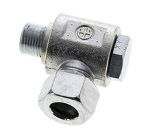 15L & M18x1.5 Verzinkter Stahl Drehgelenk-Schneidfitting mit Außengewinde 315 bar NBRO-Ring Drehbar ISO 8434-1