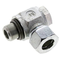 18L & M22x1,5 Verzinkter Stahl Drehgelenk-Schneidfitting mit Außengewinde 315 bar NBRO-Ring Drehbar ISO 8434-1
