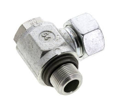 18L & M22x1,5 Verzinkter Stahl Drehgelenk-Schneidfitting mit Außengewinde 315 bar NBRO-Ring Drehbar ISO 8434-1