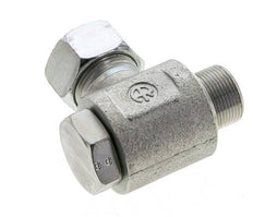 22L & M26x1,5 Verzinkter Stahl Drehgelenk-Schneidfitting mit Außengewinde 160 bar NBRO-Ring Drehbar ISO 8434-1