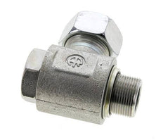 22L & M26x1,5 Verzinkter Stahl Drehgelenk-Schneidfitting mit Außengewinde 160 bar NBRO-Ring Drehbar ISO 8434-1