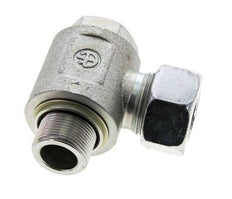 22L & M26x1,5 Verzinkter Stahl Drehgelenk-Schneidfitting mit Außengewinde 160 bar NBRO-Ring Drehbar ISO 8434-1