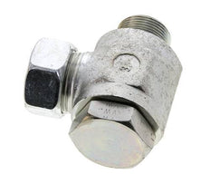 28L & M33x2 Verzinkter Stahl-Drehgelenk-Schneidfitting mit Außengewinde 160 bar NBRO-Ring Drehbar ISO 8434-1