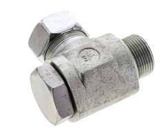 28L & M33x2 Verzinkter Stahl-Drehgelenk-Schneidfitting mit Außengewinde 160 bar NBRO-Ring Drehbar ISO 8434-1