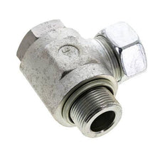28L & M33x2 Verzinkter Stahl-Drehgelenk-Schneidfitting mit Außengewinde 160 bar NBRO-Ring Drehbar ISO 8434-1