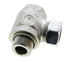 28L & M33x2 Verzinkter Stahl-Drehgelenk-Schneidfitting mit Außengewinde 160 bar NBRO-Ring Drehbar ISO 8434-1