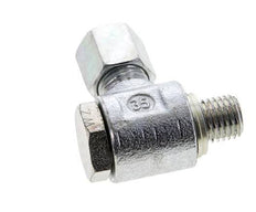 6S & M12x1,5 Verzinkter Stahl Drehgelenk-Schneidfitting mit Außengewinde 400 bar NBRO-Ring Drehbar ISO 8434-1