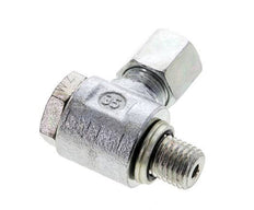 6S & M12x1,5 Verzinkter Stahl Drehgelenk-Schneidfitting mit Außengewinde 400 bar NBRO-Ring Drehbar ISO 8434-1