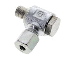 6S & M12x1,5 Verzinkter Stahl Drehgelenk-Schneidfitting mit Außengewinde 400 bar NBRO-Ring Drehbar ISO 8434-1