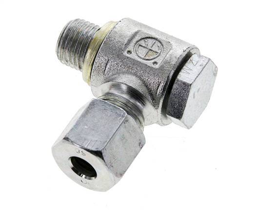 8S & M14x1.5 Zink plated Steel Swivel Joint Cutting Fitting with Male Threads 400 bar NBRO-ring Rotatable ISO 8434-1