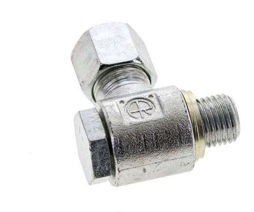 8S & M14x1,5 Verzinkter Stahl Drehgelenk-Schneidfitting mit Außengewinde 400 bar NBRO-Ring Drehbar ISO 8434-1