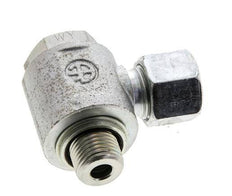 10S & M16x1,5 Verzinkter Stahl Drehgelenk-Schneidfitting mit Außengewinde 400 bar NBRO-Ring Drehbar ISO 8434-1
