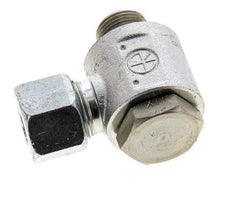 12S & M18x1.5 Zink plated Steel Swivel Joint Cutting Fitting with Male Threads 400 bar NBRO-ring Rotatable ISO 8434-1