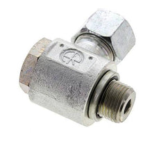 12S & M18x1,5 Verzinkter Stahl Drehgelenk-Schneidfitting mit Außengewinde 400 bar NBRO-Ring Drehbar ISO 8434-1