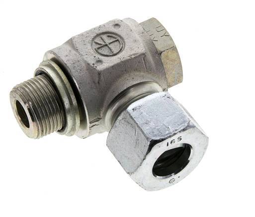 16S & M22x1.5 Zink plated Steel Swivel Joint Cutting Fitting with Male Threads 400 bar NBRO-ring Rotatable ISO 8434-1