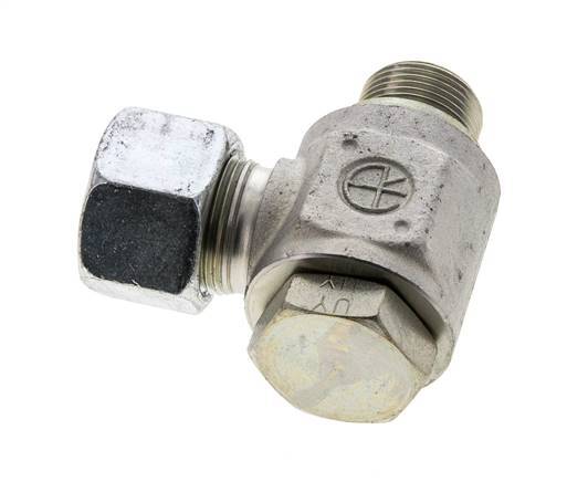 16S & M22x1.5 Zink plated Steel Swivel Joint Cutting Fitting with Male Threads 400 bar NBRO-ring Rotatable ISO 8434-1