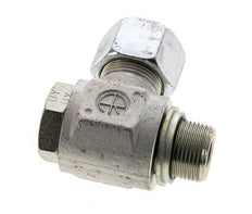 16S & M22x1,5 Verzinkter Stahl Drehgelenk-Schneidfitting mit Außengewinde 400 bar NBRO-Ring Drehbar ISO 8434-1