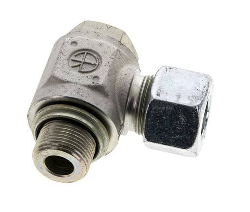 16S & M22x1,5 Verzinkter Stahl Drehgelenk-Schneidfitting mit Außengewinde 400 bar NBRO-Ring Drehbar ISO 8434-1