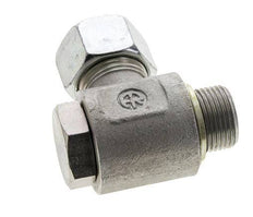 20S & M27x2 Verzinkter Stahl Drehgelenk-Schneidfitting mit Außengewinde 400 bar NBRO-Ring Drehbar ISO 8434-1