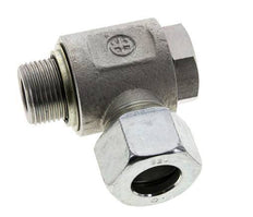 20S & M27x2 Verzinkter Stahl Drehgelenk-Schneidfitting mit Außengewinde 400 bar NBRO-Ring Drehbar ISO 8434-1