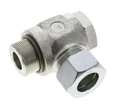 30S & M42x2 Zink plated Steel Swivel Joint Cutting Fitting with Male Threads 250 bar NBRO-ring Rotatable ISO 8434-1