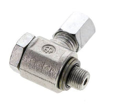 6L & G1/8'' Verzinkter Stahl-Drehgelenk-Schneidfitting mit Außengewinde 315 bar NBRO-Ring Drehbar ISO 8434-1