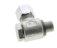 10L & G1/4'' Verzinkter Stahl-Drehgelenk-Schneidfitting mit Außengewinde 315 bar NBRO-Ring Drehbar ISO 8434-1