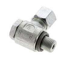 10L & G1/4'' Verzinkter Stahl-Drehgelenk-Schneidfitting mit Außengewinde 315 bar NBRO-Ring Drehbar ISO 8434-1