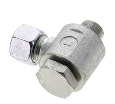 12L & G3/8'' Verzinkter Stahl-Drehgelenk-Schneidfitting mit Außengewinde 315 bar NBRO-Ring Drehbar ISO 8434-1