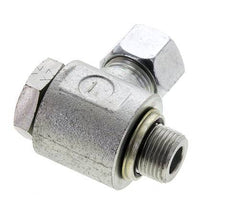 12L & G3/8'' Verzinkter Stahl-Drehgelenk-Schneidfitting mit Außengewinde 315 bar NBRO-Ring Drehbar ISO 8434-1