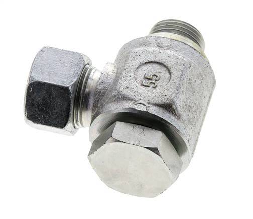 15L & G1/2'' Verzinkter Stahl-Drehgelenk-Schneidfitting mit Außengewinde 315 bar NBRO-Ring Drehbar ISO 8434-1