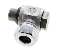 18L & G1/2'' Verzinkter Stahl-Drehgelenk-Schneidfitting mit Außengewinde 315 bar NBRO-Ring Drehbar ISO 8434-1