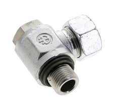 18L & G1/2'' Verzinkter Stahl-Drehgelenk-Schneidfitting mit Außengewinde 315 bar NBRO-Ring Drehbar ISO 8434-1