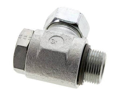 28L & G1'' Verzinkter Stahl-Drehgelenk-Schneidfitting mit Außengewinde 160 bar NBRO-Ring Drehbar ISO 8434-1