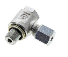 6S & G1/4'' Verzinkter Stahl-Drehgelenk-Schneidfitting mit Außengewinde 400 bar NBRO-Ring Drehbar ISO 8434-1