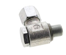 8S & G1/4'' Verzinkter Stahl-Drehgelenk-Schneidfitting mit Außengewinde 400 bar NBRO-Ring Drehbar ISO 8434-1